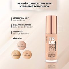 KEM NỀN CATRICE TRUE SKIN HYDRATING FOUNDATION 30ML