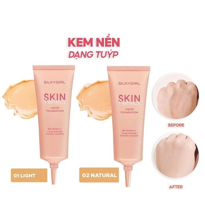 Kem Nền Silkygirl Skin Perfect