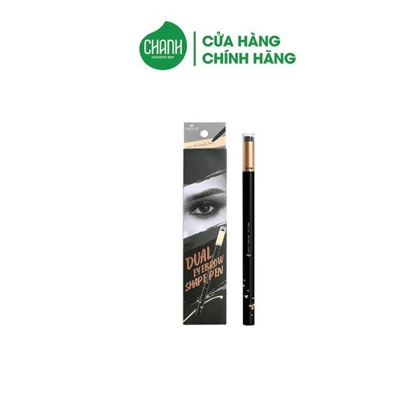 Chì Kẻ Mày Định Hình Đa Năng Vacosi Natural Studio Dual Eyebrow Shape Pen 5ml