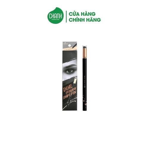 Chì Kẻ Mày Định Hình Đa Năng Vacosi Natural Studio Dual Eyebrow Shape Pen 5ml