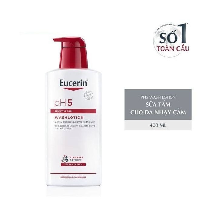 Sữa Tắm Eucerin pH5 Washlotion Dành Cho Da Nhạy Cảm