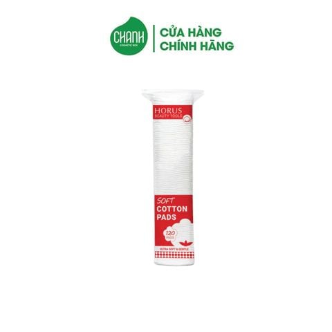 Bông tẩy trang Horus Soft Cotton Pads 120 miếng