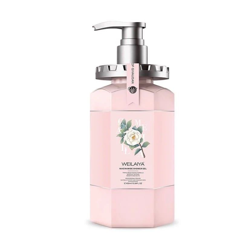 Sữa tắm trắng da cánh hoa hồng Damask Weilaiya Grand Rose Extracts Whitening Shower Gel 450ml
