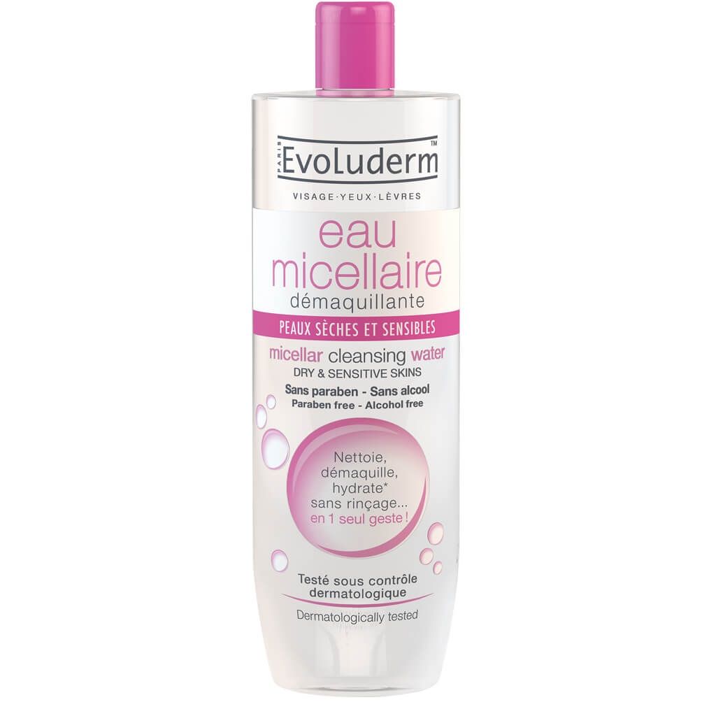Nước tẩy trang Evoluderm Eau Micellaire 500ml