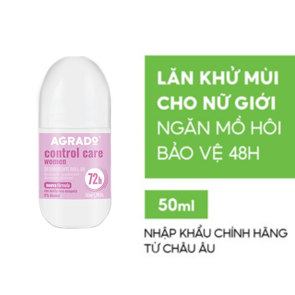 Lăn khử mùi agrado dành cho nữ giới 50ml