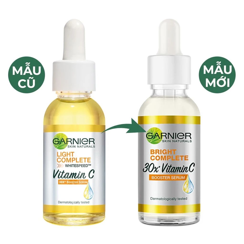 Tinh Chất Garnier Light Complete Speed Vitamin C Booster Serum Sáng Da & Mờ Thâm 30ml