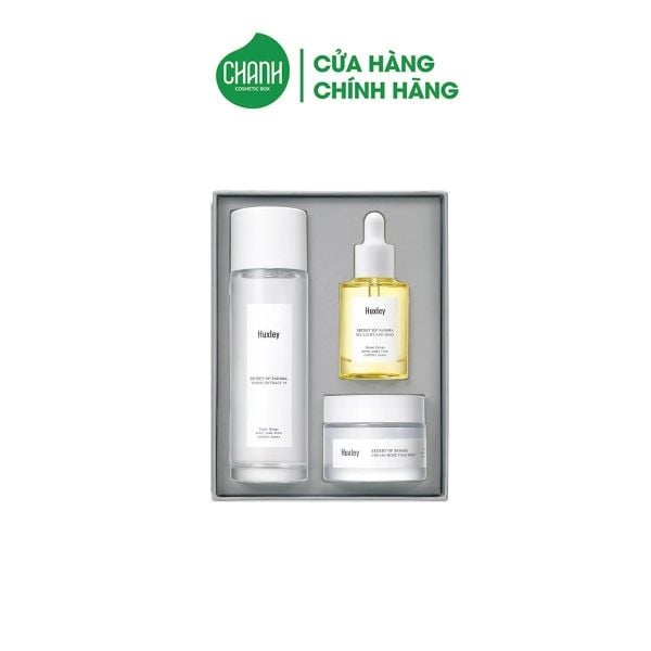 Set Dưỡng Da Khô Huxley Extra Moisture Trio