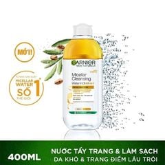 Nước Tẩy Trang Garnier Skin Naturals Micellar Oil-Infused Cleansing Water