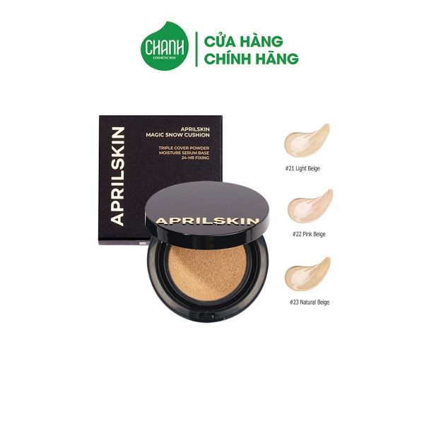 Phấn nước April Skin Black Magic Snow Cushion
