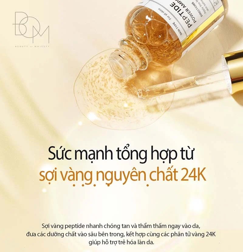 Tinh Chất B.O.M Vàng 24K Làm Sáng Và Săn Chắc Da 30ml