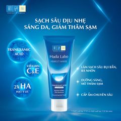 Kem rửa mặt Hada Labo Sạch Sâu, Dưỡng Sáng Da 80g