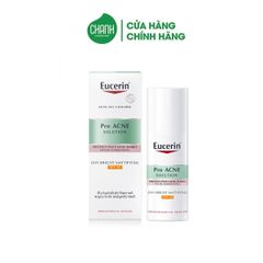 Kem Dưỡng Eucerin Cho Da Thâm Mụn Pro Acne Solution Day Bright Mattifying SPF30 50ml