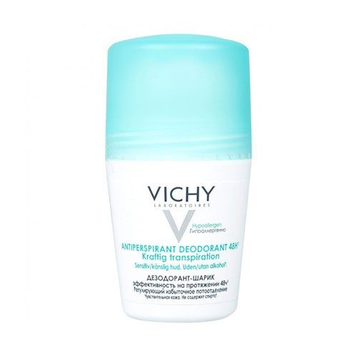 Lăn Khử Mùi Vichy Detranspirant Intensif 72H 48h Anti - Perspirant (50ml)