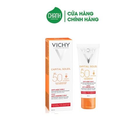 Kem chống nắng chống lão hoá Vichy Ideal Soleil Anti Age SPF50+ 50ml