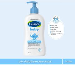 Sữa Tắm Gội Cetaphil Baby Gentle Wash & Shampoo Dịu Lành Cho Bé 400ml