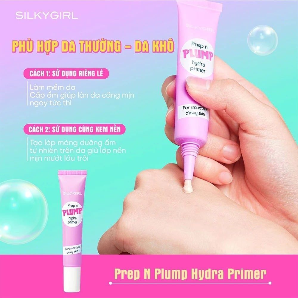 Kem Lót Silkygirl Cấp Ẩm Căng Bóng 15ml