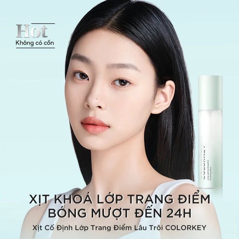 Xịt Khoá Makeup Lâu trôi Colorkey Long Lasting Spray 100ml