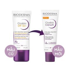 Kem dưỡng chống nắng, phục hồi da Bioderma Cicabio SPF 50+ 30ml