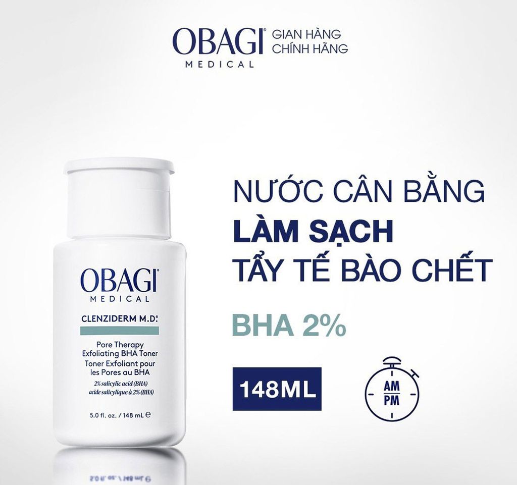 Obagi clenziderm m.d pore therapy exfoliating bha Toner 148ml
