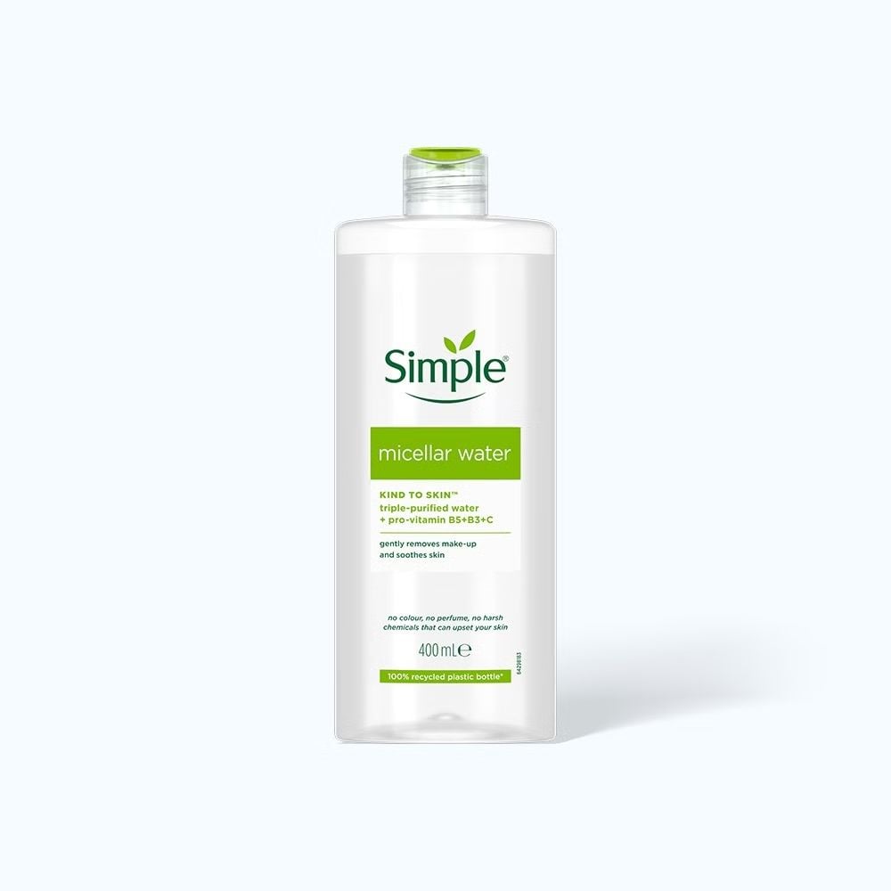 Nước tẩy trang Simple Kind to Skin Micellar Cleansing Water