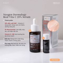 Tinh Chất Vitamin C Xoá Thâm, Làm Sáng Da Neogen Dermalogy Real Vita C Serum 32g
