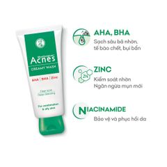 Kem rửa mặt Acnes Creamy Wash ngăn ngừa mụn 100g