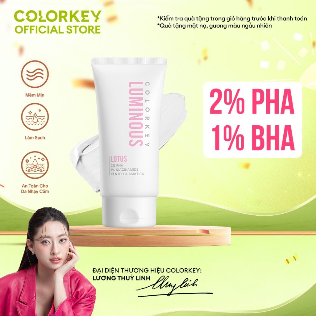 Sữa rửa mặt Colorkey LUMINOUS