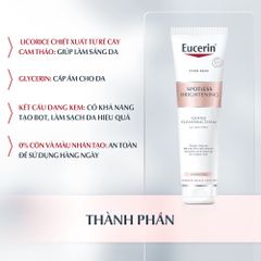Sửa Rửa Mặt Eucerin Dịu Nhẹ Làm Sáng Da Spotless Brightening Gentle