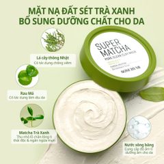 Mặt Nạ Đất Sét Some By Mi Super Matcha Pore Clean Clay Mask 100gr