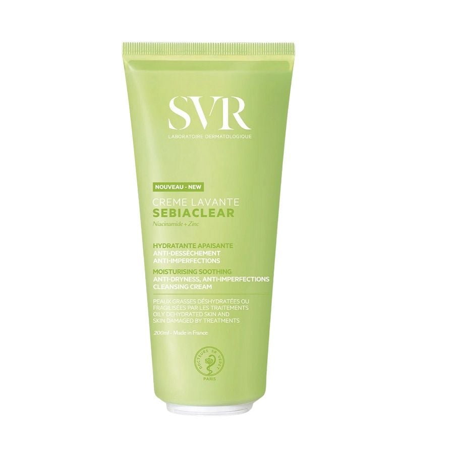 Gel Rửa Mặt dành cho da dầu mụn SVR Sebiaclear Gel Moussant