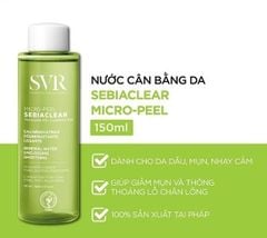Nước hoa hồng SVR Sebiaclear Micro Peel 150ml