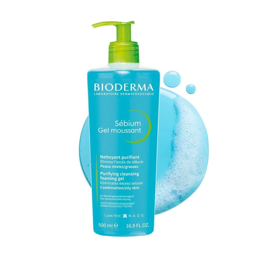 Sữa rửa mặt dạng gel Bioderma sebium