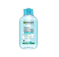 Nước Tẩy Trang Garnier da dầu mụn nắp xanh Skin Naturals Salicilyc BHA Cleansing Water