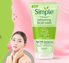 Sữa rửa mặt Simple Refreshing Facial Wash Gel