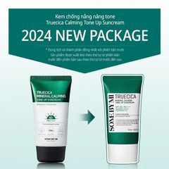 Kem chống nắng Some By Mi Truecica Mineral Calming Tone Up Suncream SPF50 PA++++ (Mẫu mới)