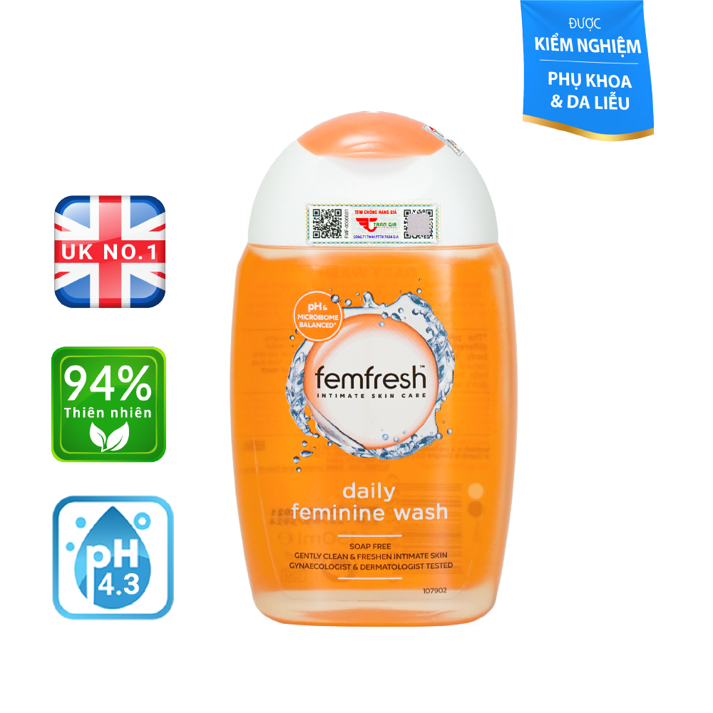 Dung Dịch Vệ Sinh Femfresh Daily Intimate Wash 250ml
