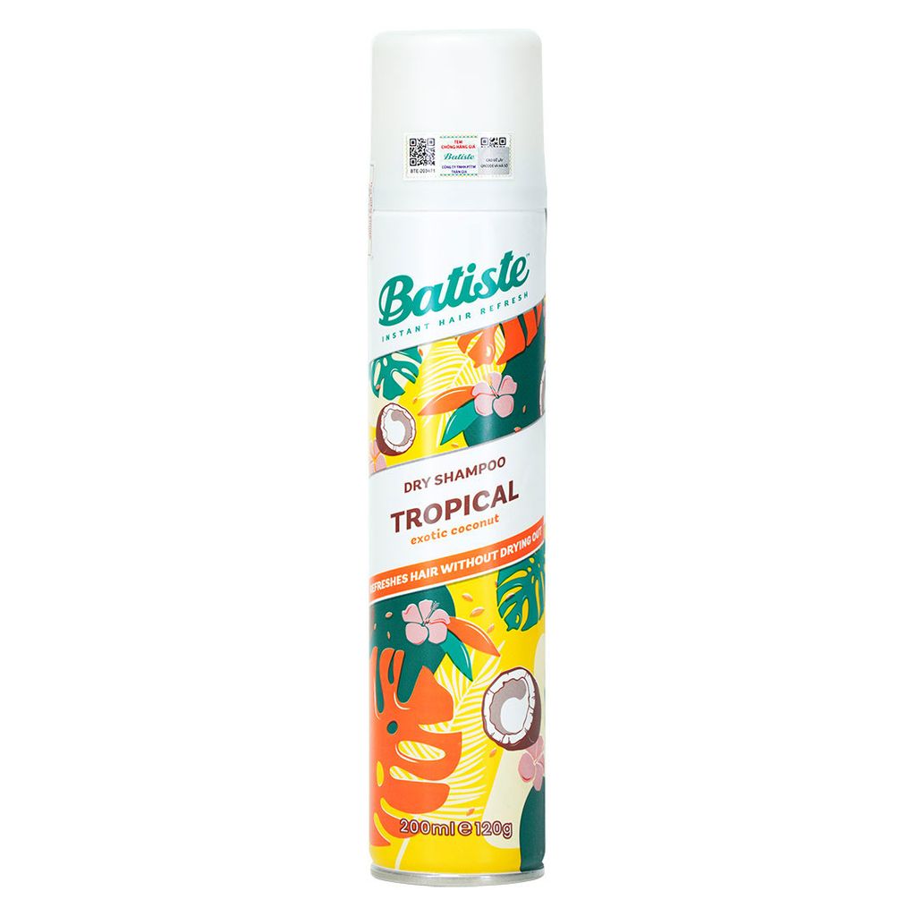 Dầu Gội Khô Batiste Dry Shampoo 200ml
