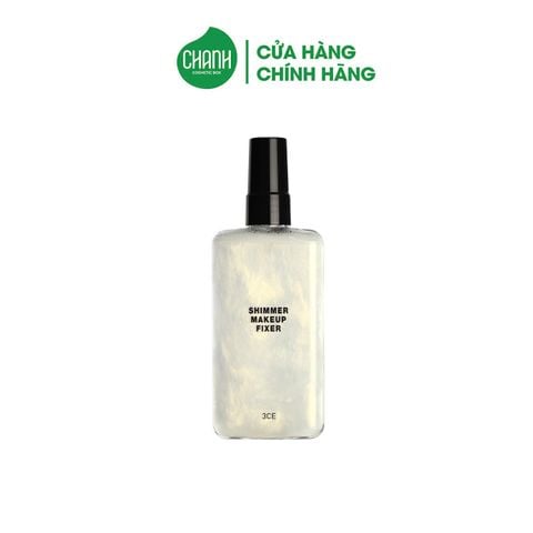 Xịt khoá nền makeup fixer 3CE stylenanda có nhũ 95ml