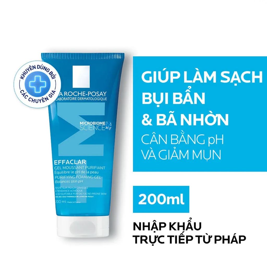 Sữa Rửa Mặt La Roche-Posay Effaclar Purifying Foaming Gel Cleanser