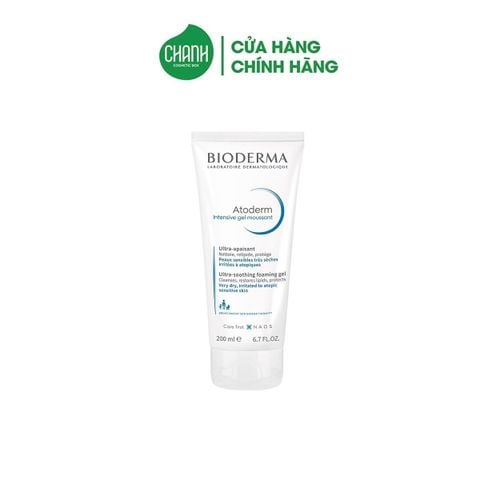 Gel Rửa Mặt cho da khô Bioderma Atoderm Intensive Gel Moussant 200ml