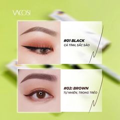 Bút Kẻ Mắt Lâu Trôi Vacosi Waterproof Eyeliner - VM25 0.6g