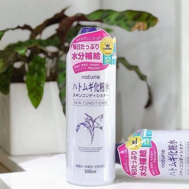 Nước hoa hồng Naturie Hatomugi Skin Conditioner 500ml