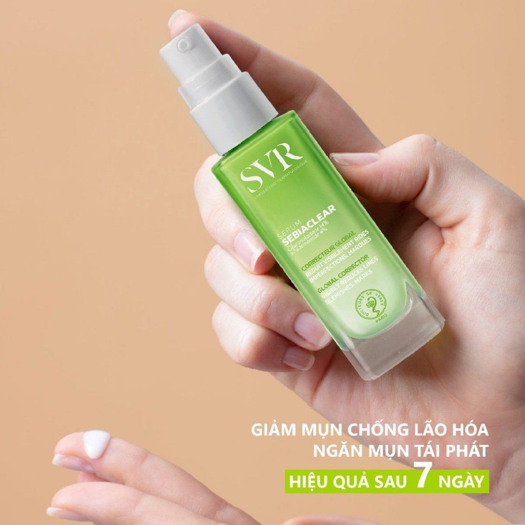 Tinh Chất Làm Ngừa Mụn, Làm Mềm Mịn Da SVR Sebiaclear Serum 30ml