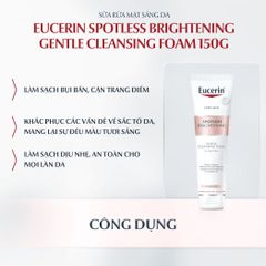 Sửa Rửa Mặt Eucerin Dịu Nhẹ Làm Sáng Da Spotless Brightening Gentle