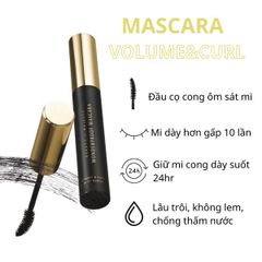 Mascara Bom Wonderproof Volume & Curl #01 Deep Black 8G