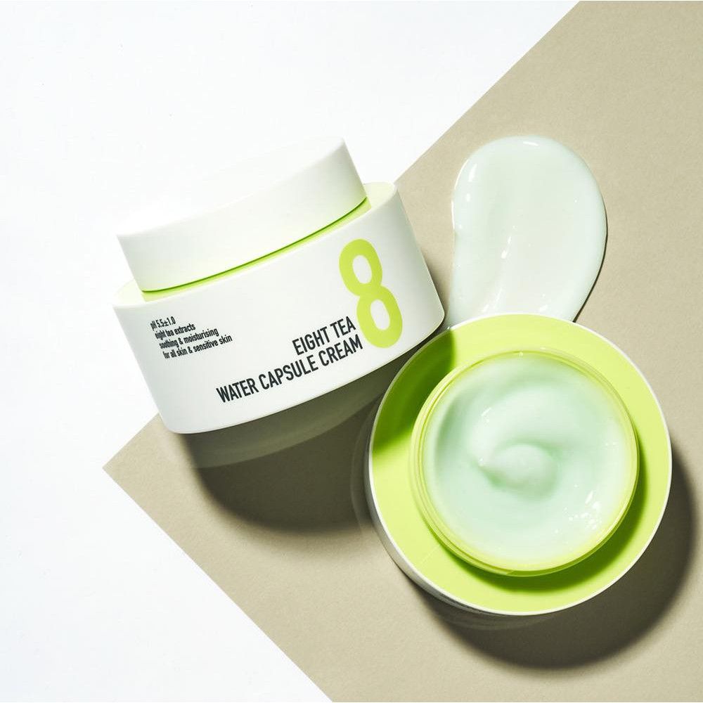 Kem dưỡng Cấp nước 8 loại trà BOM Eight Tea Water Capsule 50g