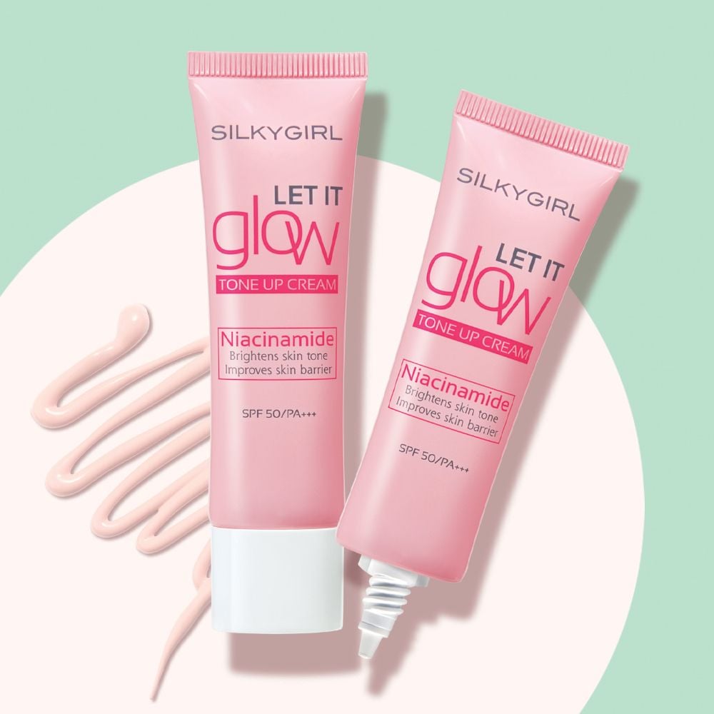 Kem Lót Nâng Tông Silkygirl Let It Grow Tone Up Cream 25ml