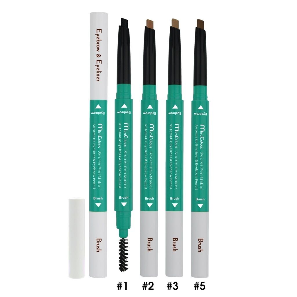 Chì Kẻ Mày MiraCulous Secret Pen Maker 2 Đầu Tiện Lợi