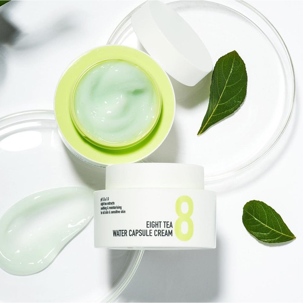 Kem dưỡng Cấp nước 8 loại trà BOM Eight Tea Water Capsule 50g