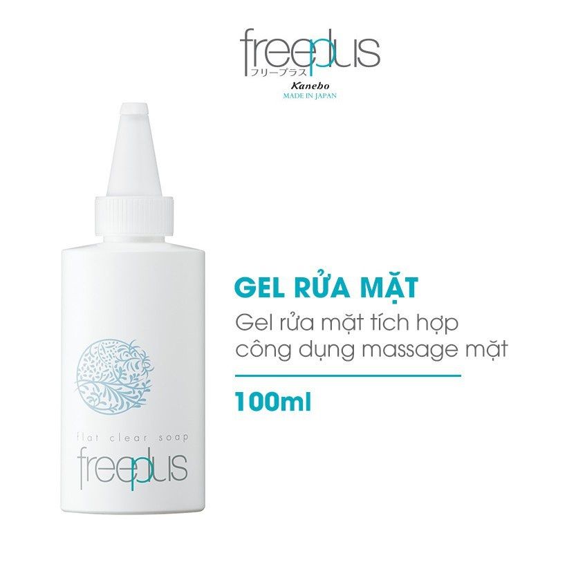 Gel Rửa Mặt Freeplus Flat Clear Soap A Dưỡng Ẩm Dịu Nhẹ 100ml